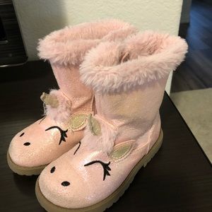 Toddler Girl Unicorn Boots